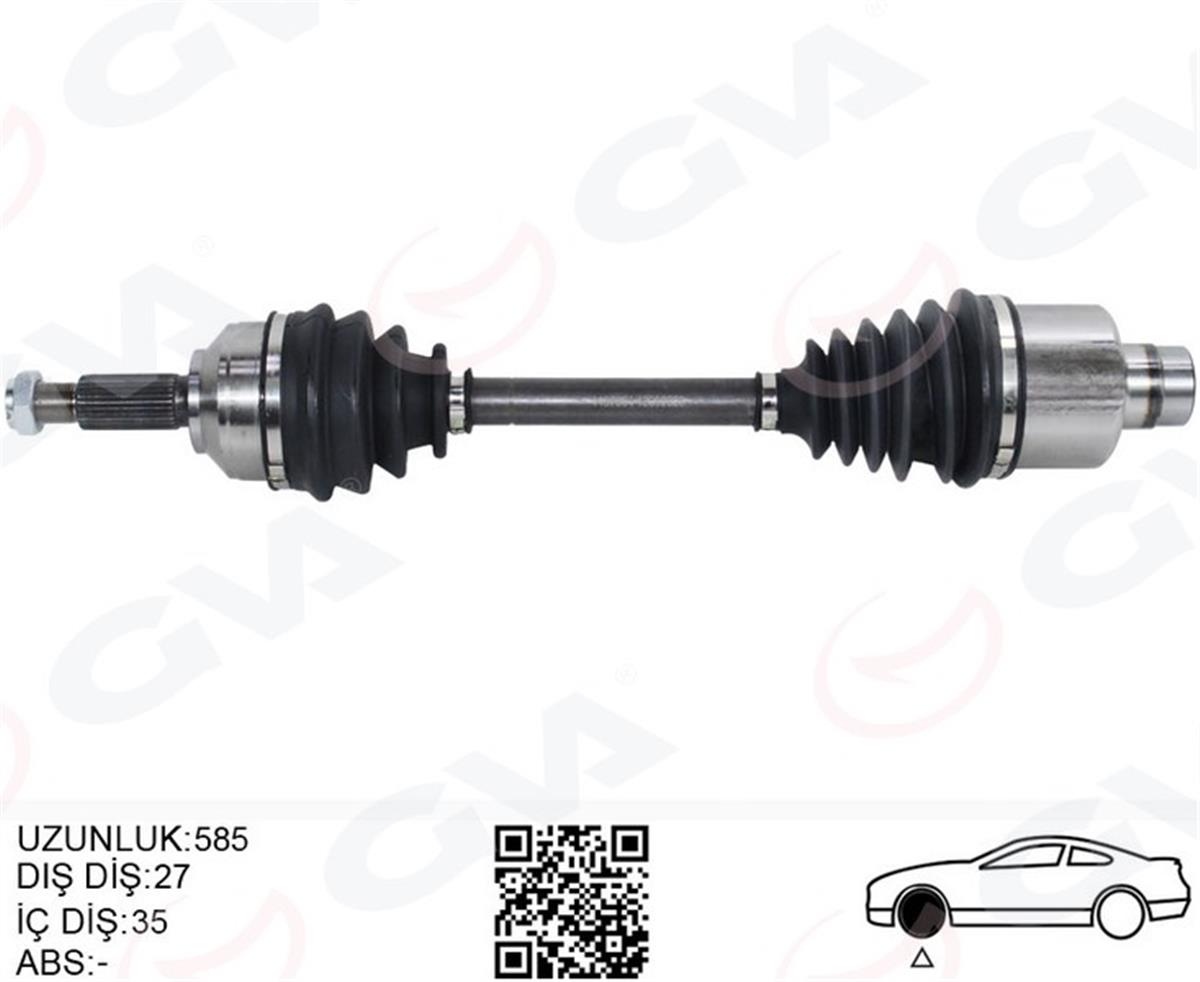Ford Mondeo 3 (00>07) 1.8-2.0 16V-2.0Tdci Ön Aks Komple Sağ 2S713b436bc-1214374-1312785