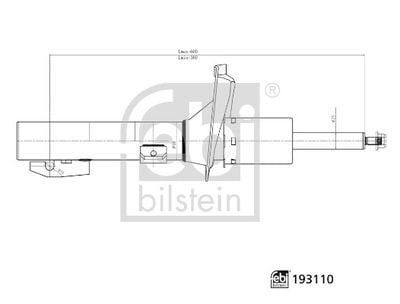 Ford Transit V347 Ön Amortisör Gazlı FEBI