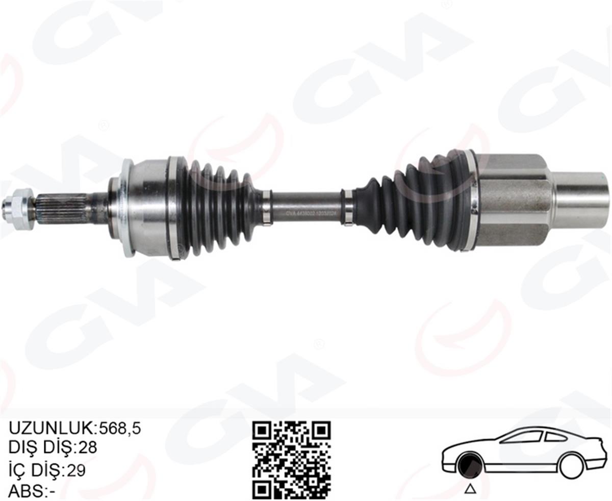 Ford Ranger Tke (11>) 2.2 Tdci Ön Aks Komple Sağ Ab393a427cc-1945372-Uf9t2550xb