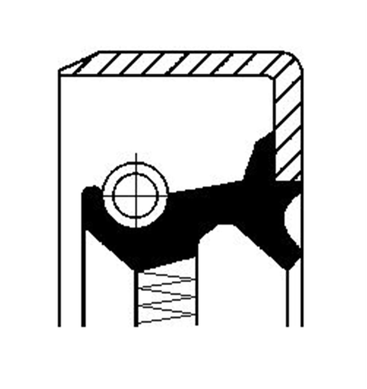 Ford Transit V184 V347 2.4Tdci Arka Aks Keçesi 5C161175aa-19036492B-1521590