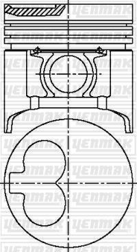Ford / Kia / Mazda E2200 / Besta Piston Segman 86.0MM STD YENMAK