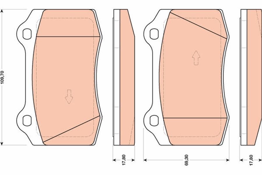 Ford Focus I Ön Disk Balatası TRW