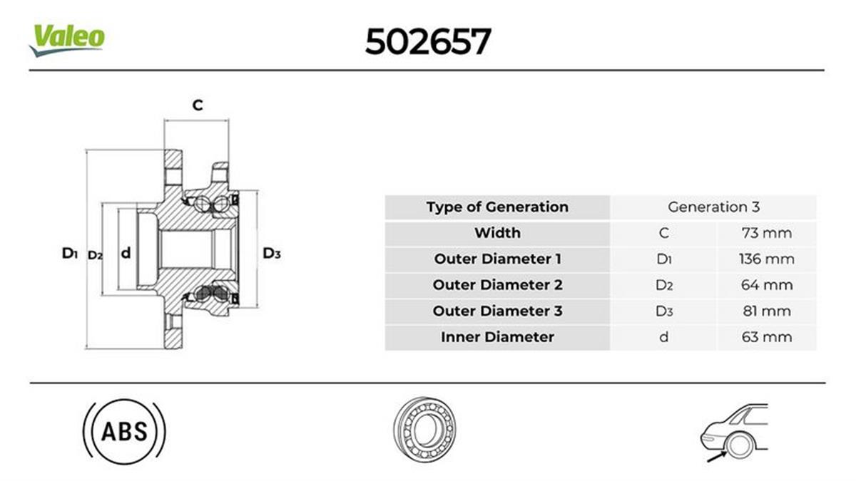 Ford Mondeo Galaxy Smax (2007>) Porya Rulmanlı Arka 6G912c299fah-6G912c299fag-1769