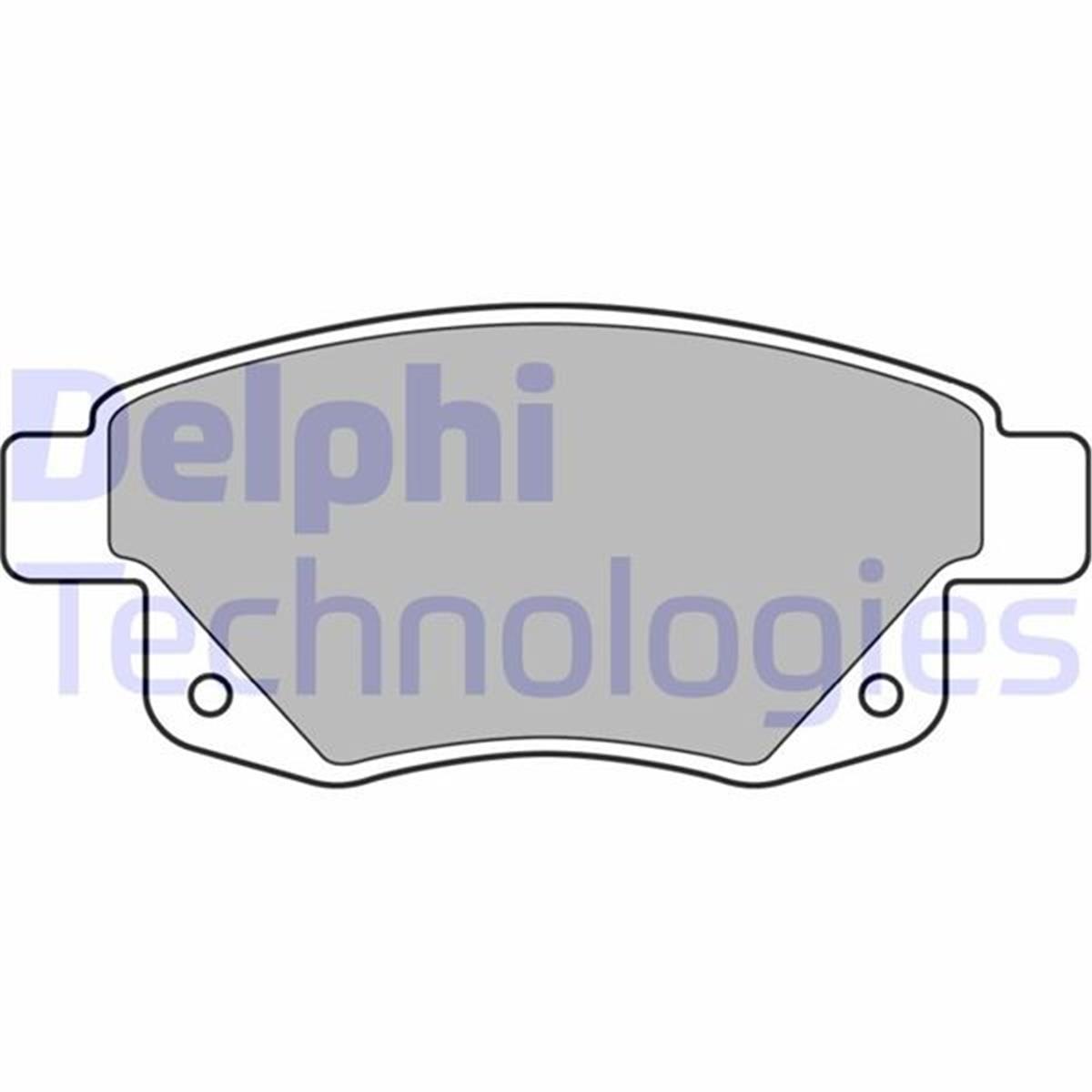 Ford Transit V347 V348 Arka Fren Balatası Delphi 2.2 2.4 3.2 Tdcı 2006+