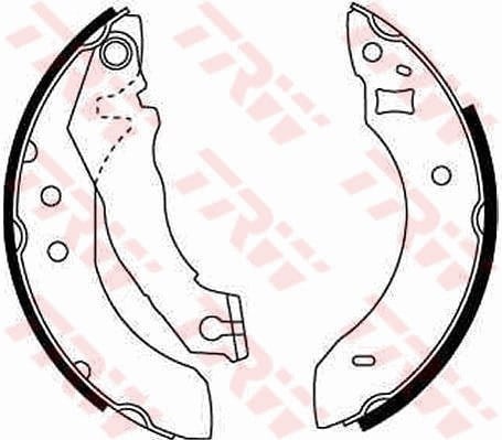 Ford Escort IV Arka Fren Balatası Takım Pabuçlu TRW