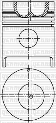 Ford 3600 - 5000 Traktör Piston Segman Q107.68mm 0.40 YENMAK