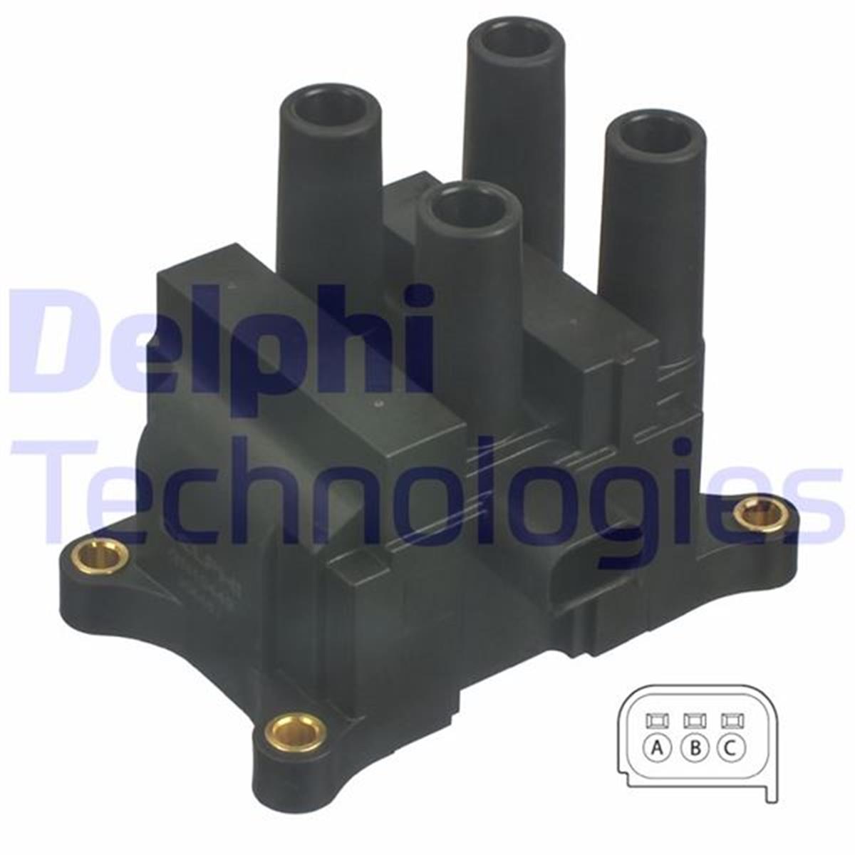 Ford Fiesta 5 6 Fusion Focus 2 Volvo C30 S40 Ateşleme Bobini 4M5g12029zb-Cm5g12029fc-307314