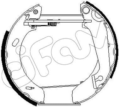 Ford Escort VII GAL.AAL.ABL Fren Silindiri Tamir Kiti CIFAM