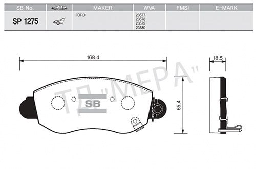 Ford Transit V184 Ön Fren Balatası SANGSIN