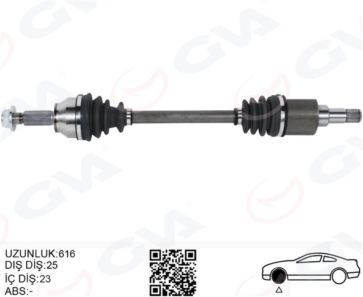 Ford Transit Courier (14>) 1.5-1.6 Tdci Ön Aks Komple Sol Et763b437ab-Et763b437aa