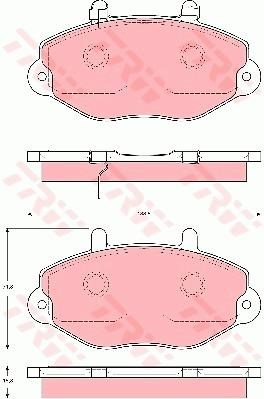 Ford Transit Ön Fren Balatası TRW