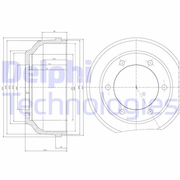 Ford Transit V.184 Arka Kampana Çift Teker DELPHI