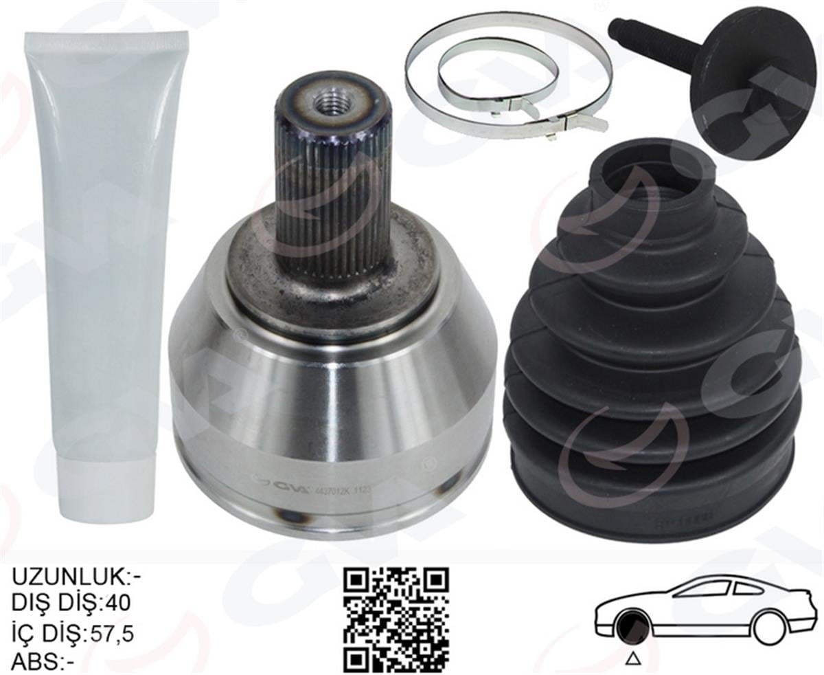 Ford Mondeo 4 S Max Galaxy Volvo V60 Aks Kafası Dış 6G913a327lb-1504139-1727237