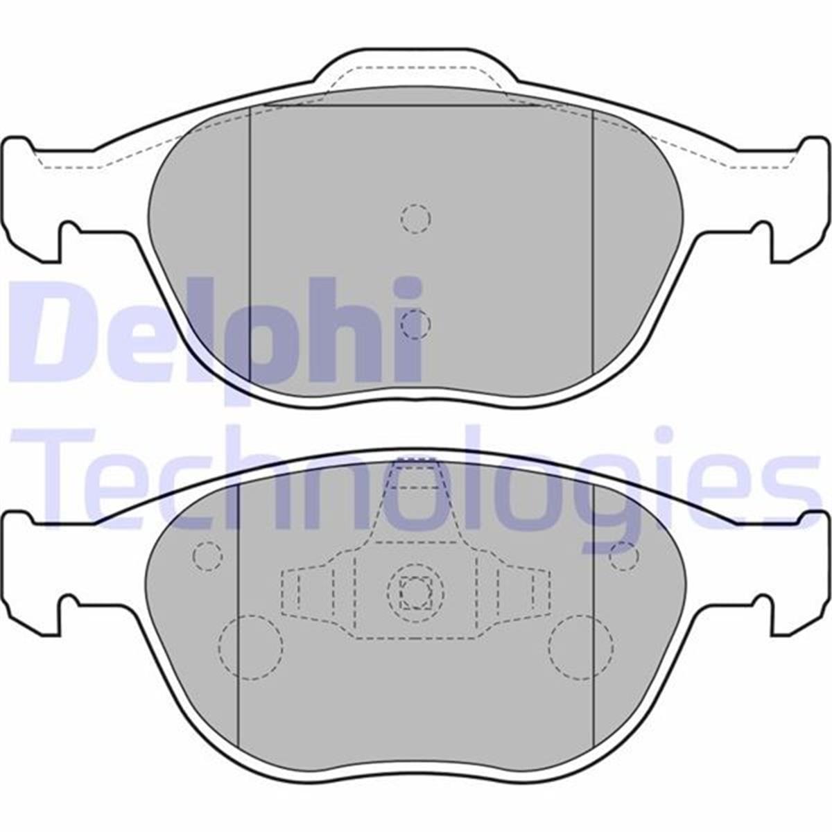 Ford Connect Focus 02-04 156Mm Ön Fren Balatası Delphi