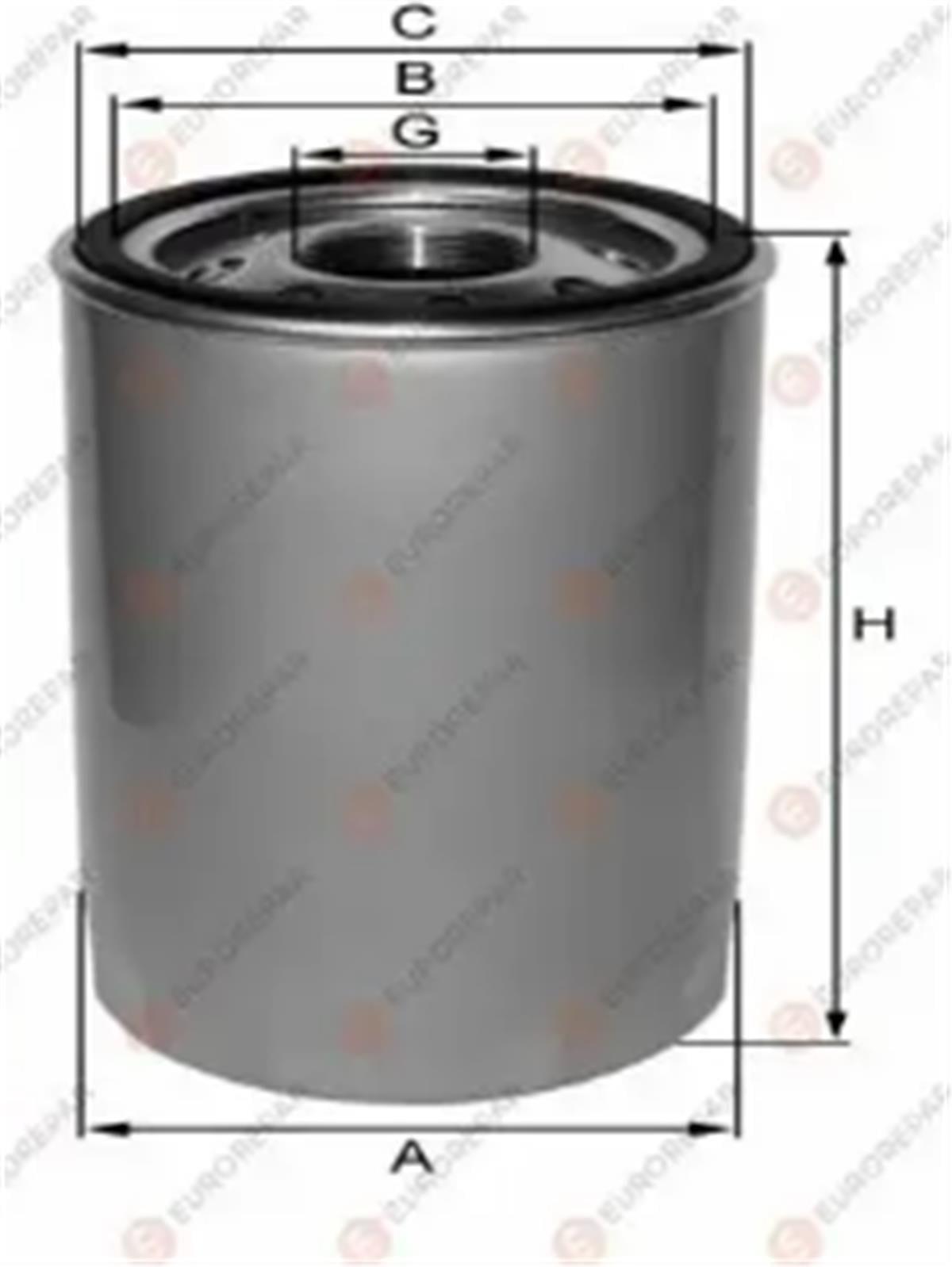 Ford Fiesta Focus Yağ Filtresi Eurorepar 1.0 2011 Ve Üzeri Aa6e 6714 Aa