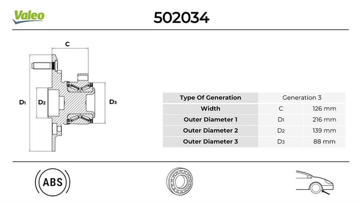 Ford Transit (2014) Porya Ön Rulmanlı Bk312c300ad-Ktbk311k018ac-2167