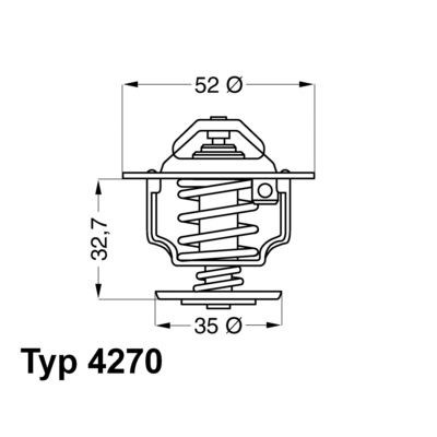 Ford Otosan Transit Termostat 60C M12-M15 ELBA