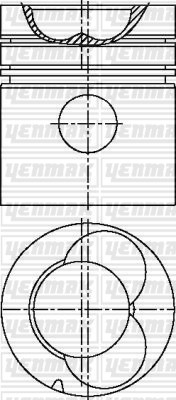 Ford 6 D - 5946 CM - D 1210 Piston Segman Q104.775mm STD YENMAK