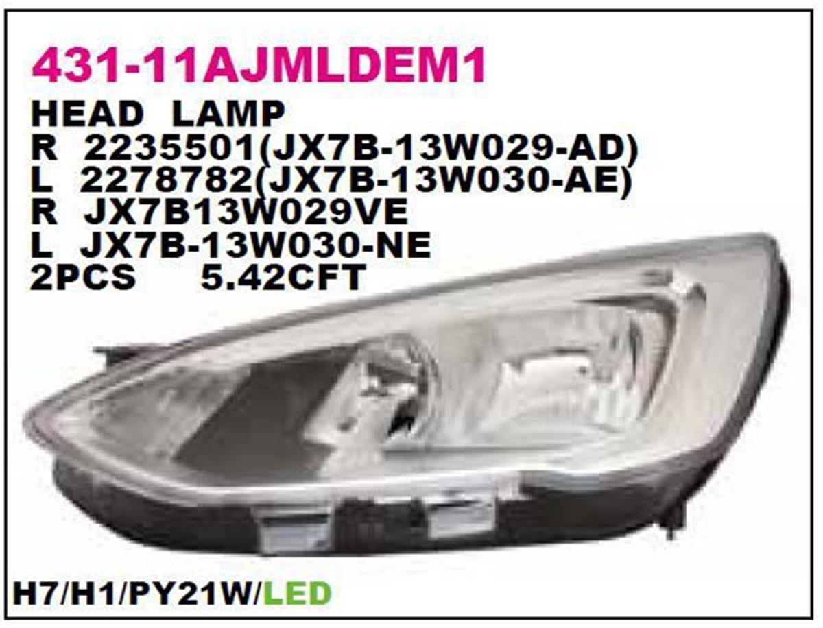 Ford Focus Bm 18- Sağ Far Depo Jx7b 13W029 Ae