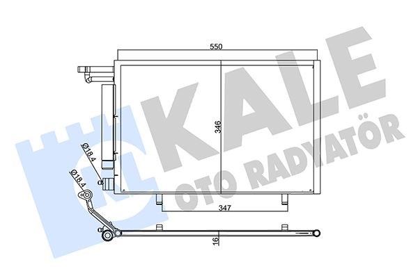 Ford Ecosport Klima Radyatörü KALE-RADYATOR