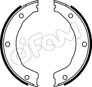 Ford Escort VI Arka Fren Pabucu CIFAM