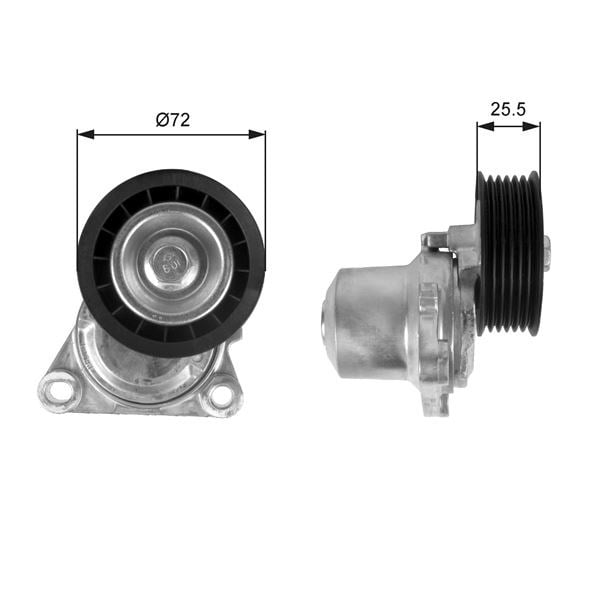 Ford Fiesta V ST150 Maverick Mazda 6 Alternatör Gergi Rulmanı 2.3 16V GATES