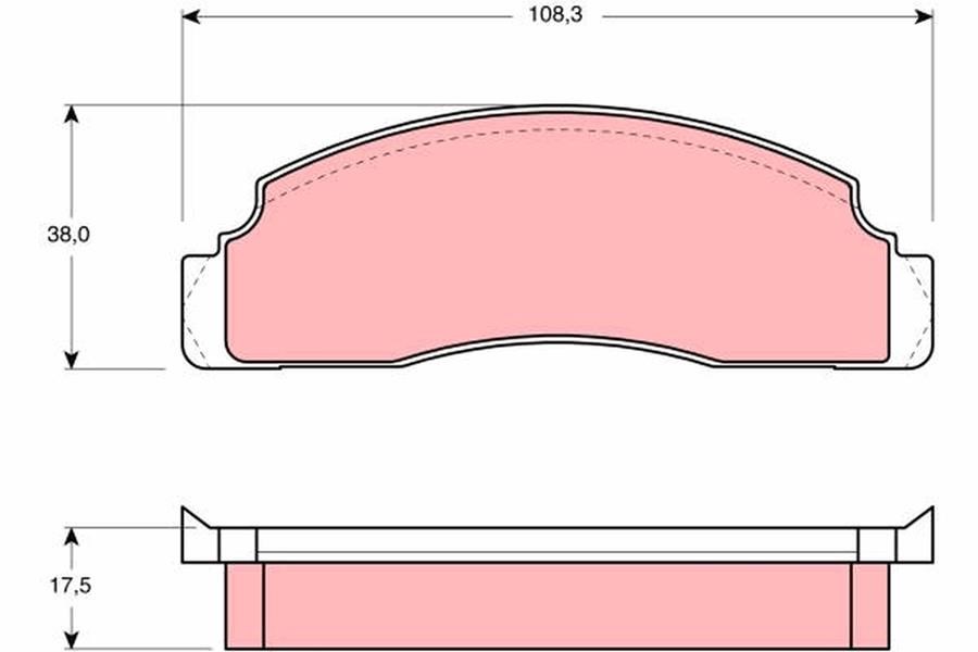 Ford Fiesta Ön Aks Disk Balatası TRW