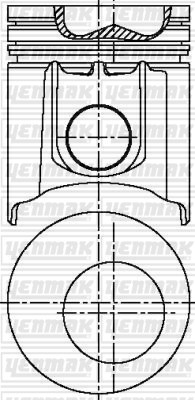 Ford Piston Segman Q111.76mm STD YENMAK