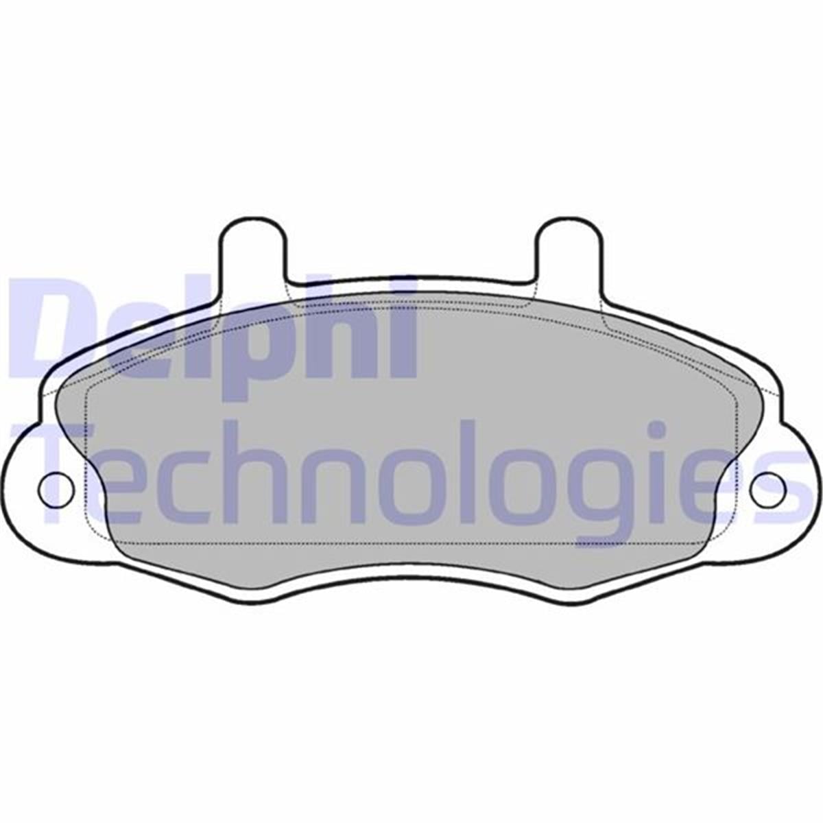 Ford Transit (92>) T12-M12 Fren Balatası Ön 92Vb2k021ab-92Vb2k021ac