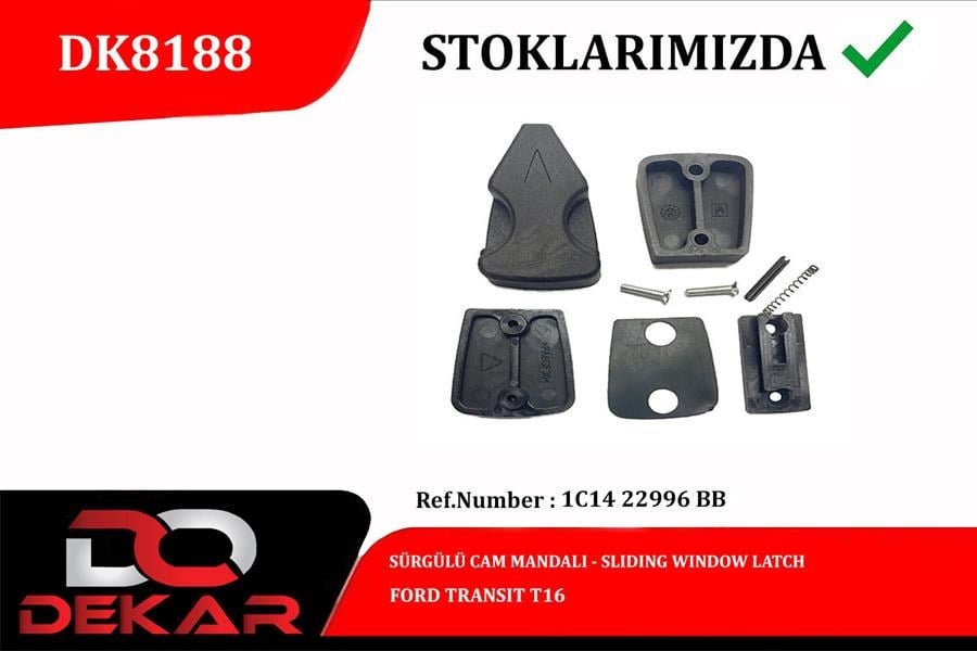 Ford Transit V184 Sürgülü Cam Mandalı DEKAR