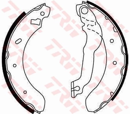 Ford Escort V Turnier Arka Aks Pabuçlu Balata Kiti TRW
