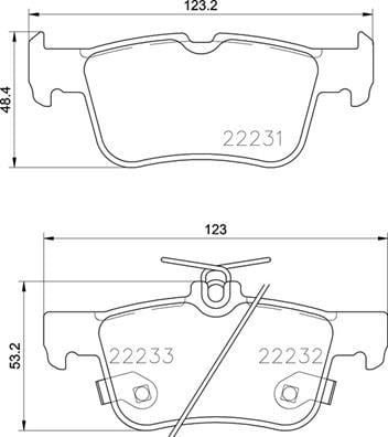 Ford Galaxy III Arka Fren Balatası BREMBO