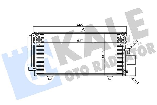 Subaru Forester Klima Kondenseri KALE-RADYATOR