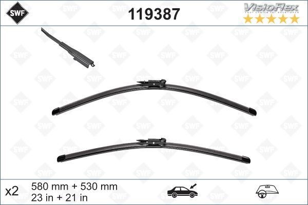 Smart Fortwo Silecek Süpürgesi 580x530 mm VALEO