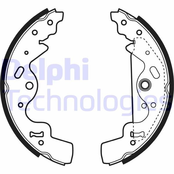 Land Rover Freelander Arka Fren Pabucu DELPHI