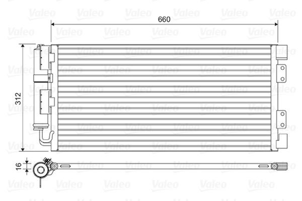 Land Rover Freelander Kondenser VALEO