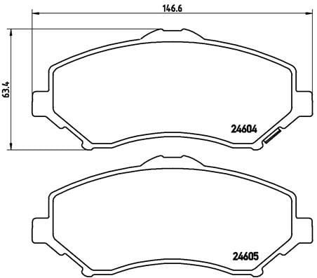 Fiat Freemont 2011- Jeep Cherokee 2011- Dodge Journey 2010- Nitro 2007- Ön... BREMBO