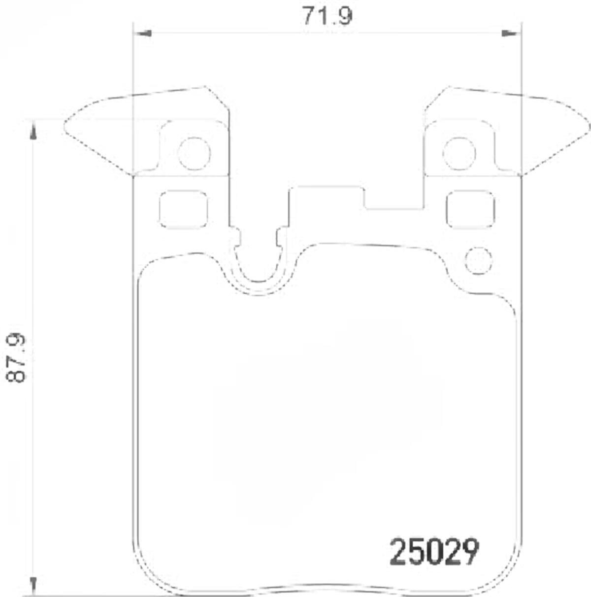 Fren Balatası Arka-Bmw   1 Serısı F20-F21-F22-F23-2010/2019 Bmw   3 Serısı F30 2
