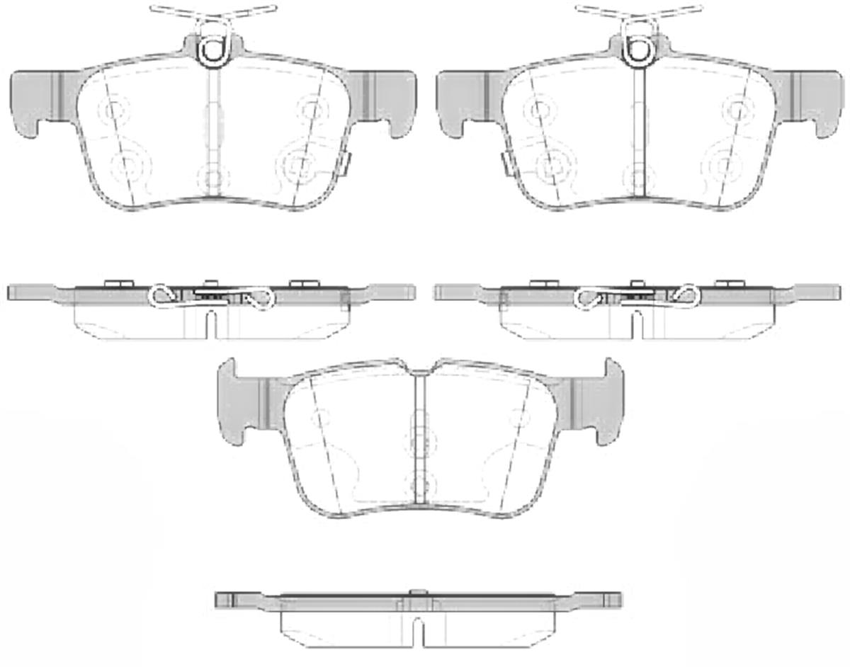 Fren Balatası Arka-Ford   Focus Iv Ecoblue / Ford   Kuga 1.5 Ecoboost / Ford   G