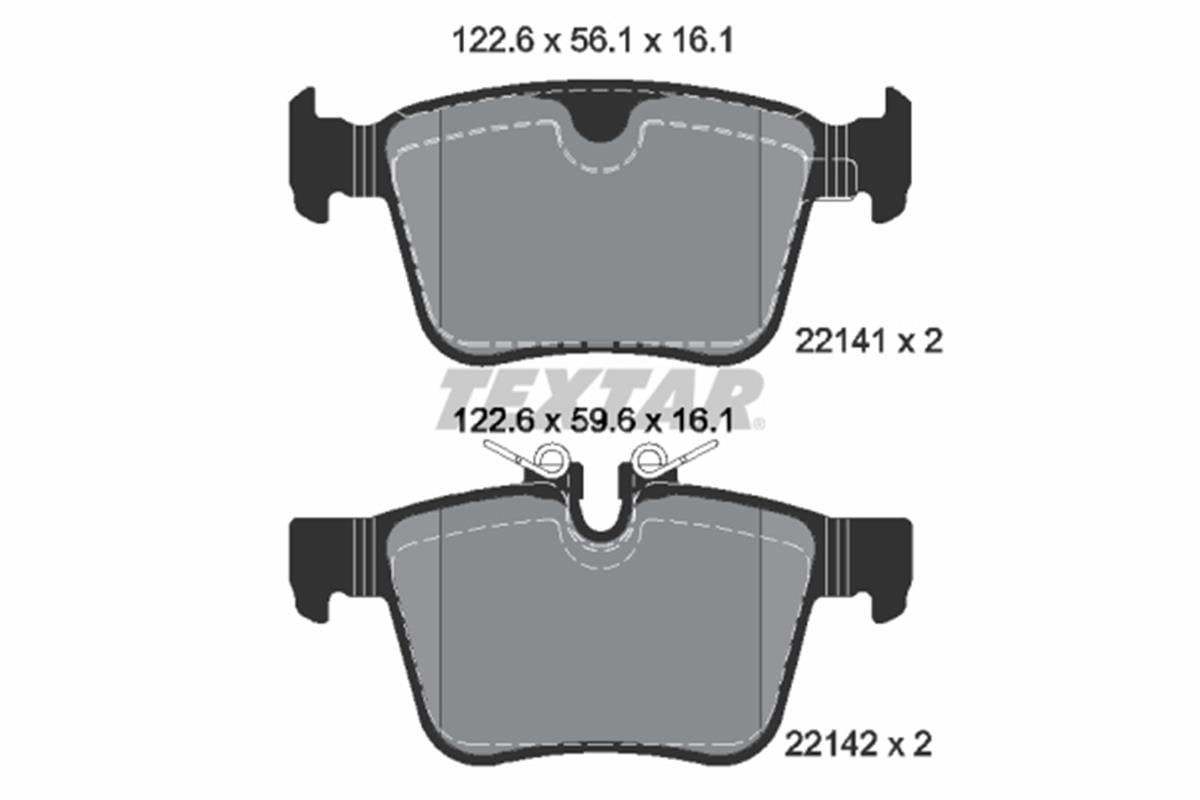 Fren Balatası Arka Land Rover Range Rover Discovery Sport Evoque 2.0-2.0 D-2.2 D