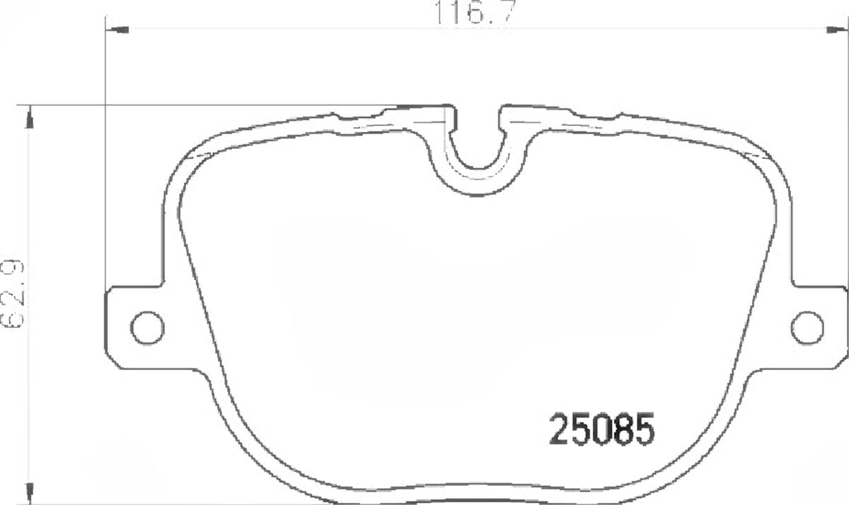 Fren Balatası Arka-Land Rover   Range Rover Iv 2012/ Land Rover   Dıscovery Iv 2