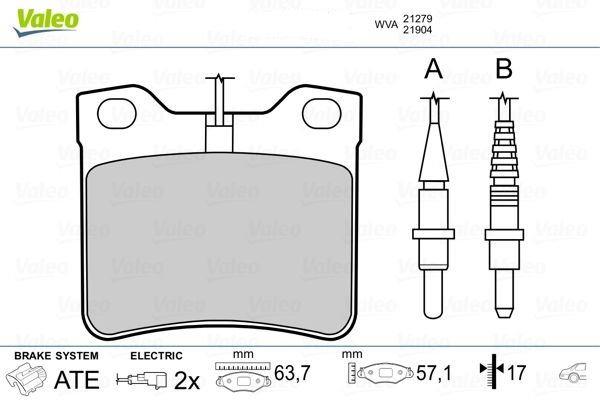 Fren Balatası Arka Mercedes W638 B901 B902 . Peugeot 406 605