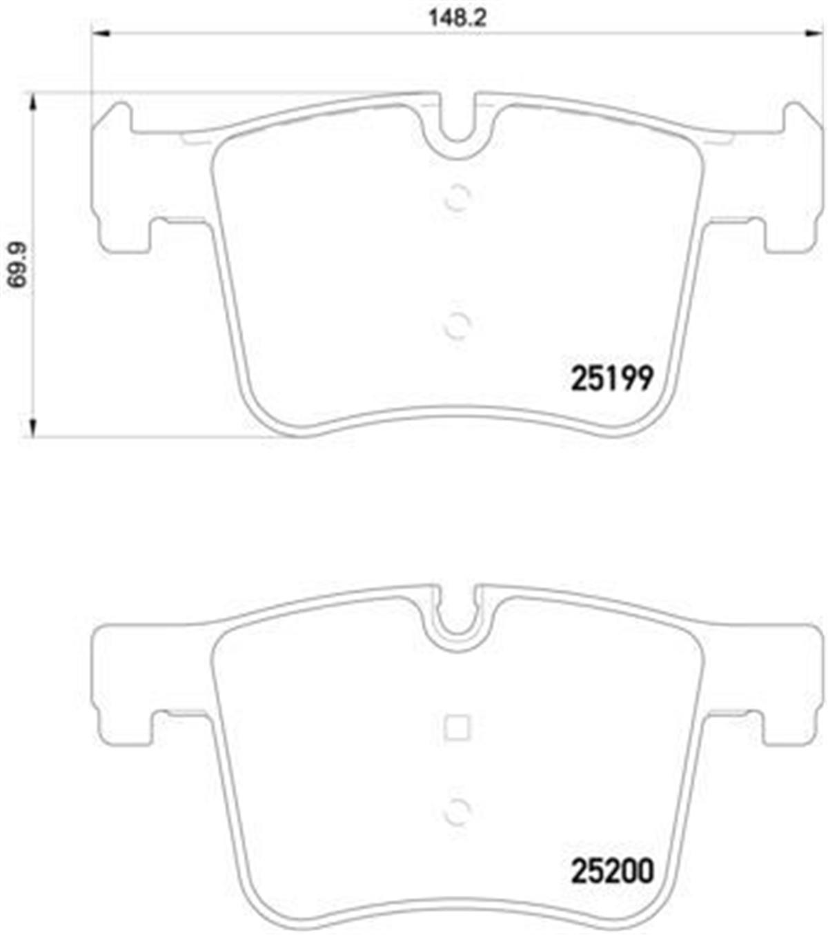 Fren Balatası  Bmw F20-F25-F30 On