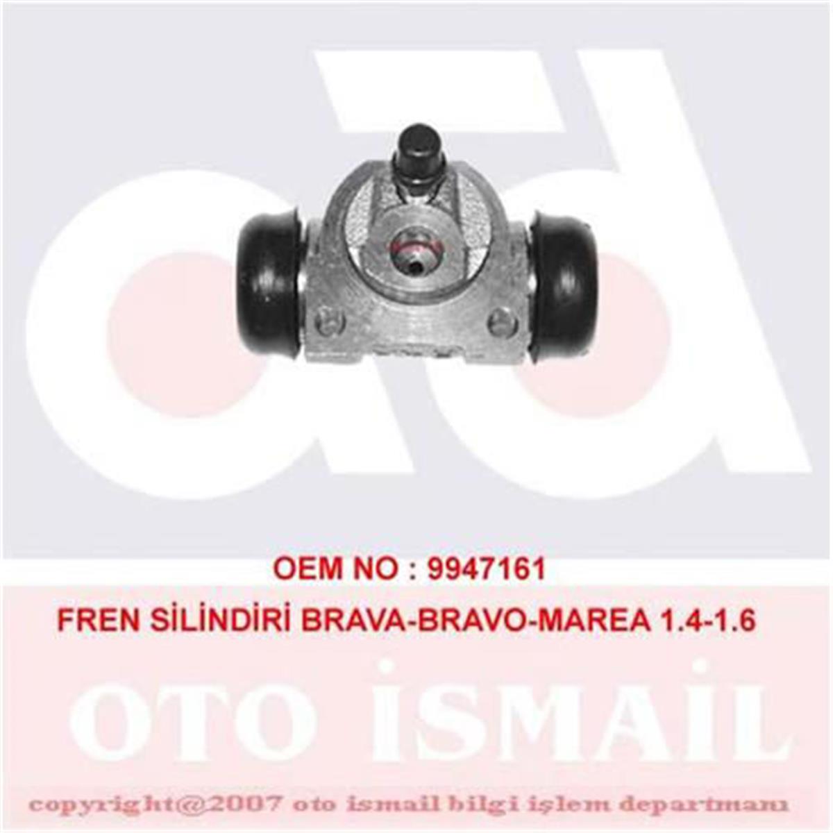 Fren Silindiri Marea-Brava-Bravo 1.4-1.6-1.8 16V-1.9Jtd 95-01 Abs Li 22Mm