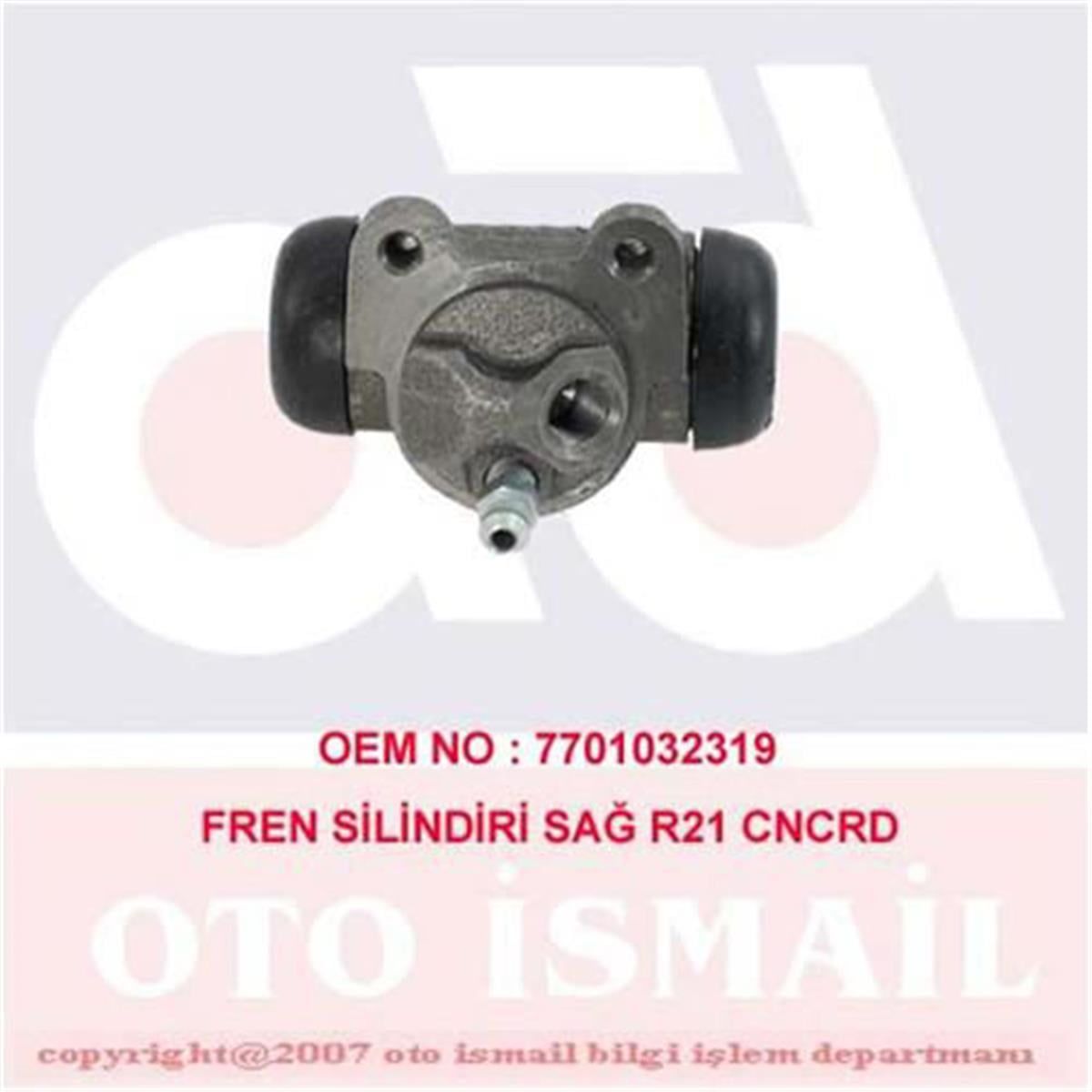 Fren Silindiri Sağ R21 1.4-1.7-2.0 86-94 22Mm
