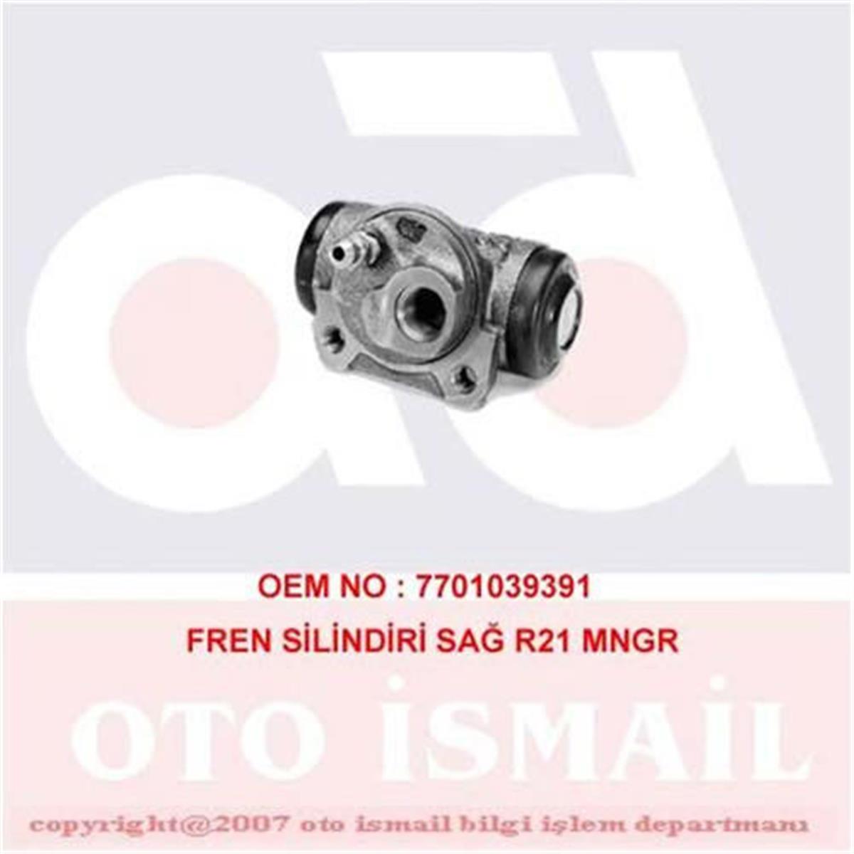 Fren Silindiri Sağ R21 1.7-1.9D-2.1D 86-94 22 Mm