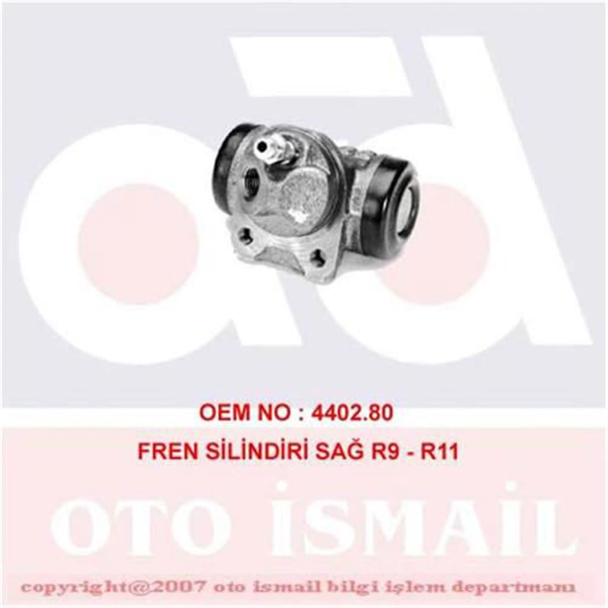 Fren Silindiri Sağ R9-R11 22Mm