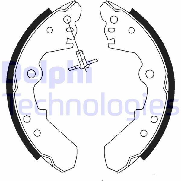 Opel Frontera Arka Fren Pabucu DELPHI