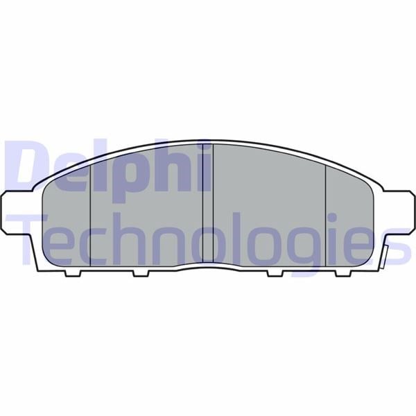 Fiat Fullback Mitsubishi L200 Ön Fren Balatası Telli Tip DELPHI