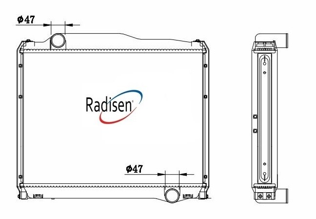 Fuso Canter Otobüs Radyatör RADISEN